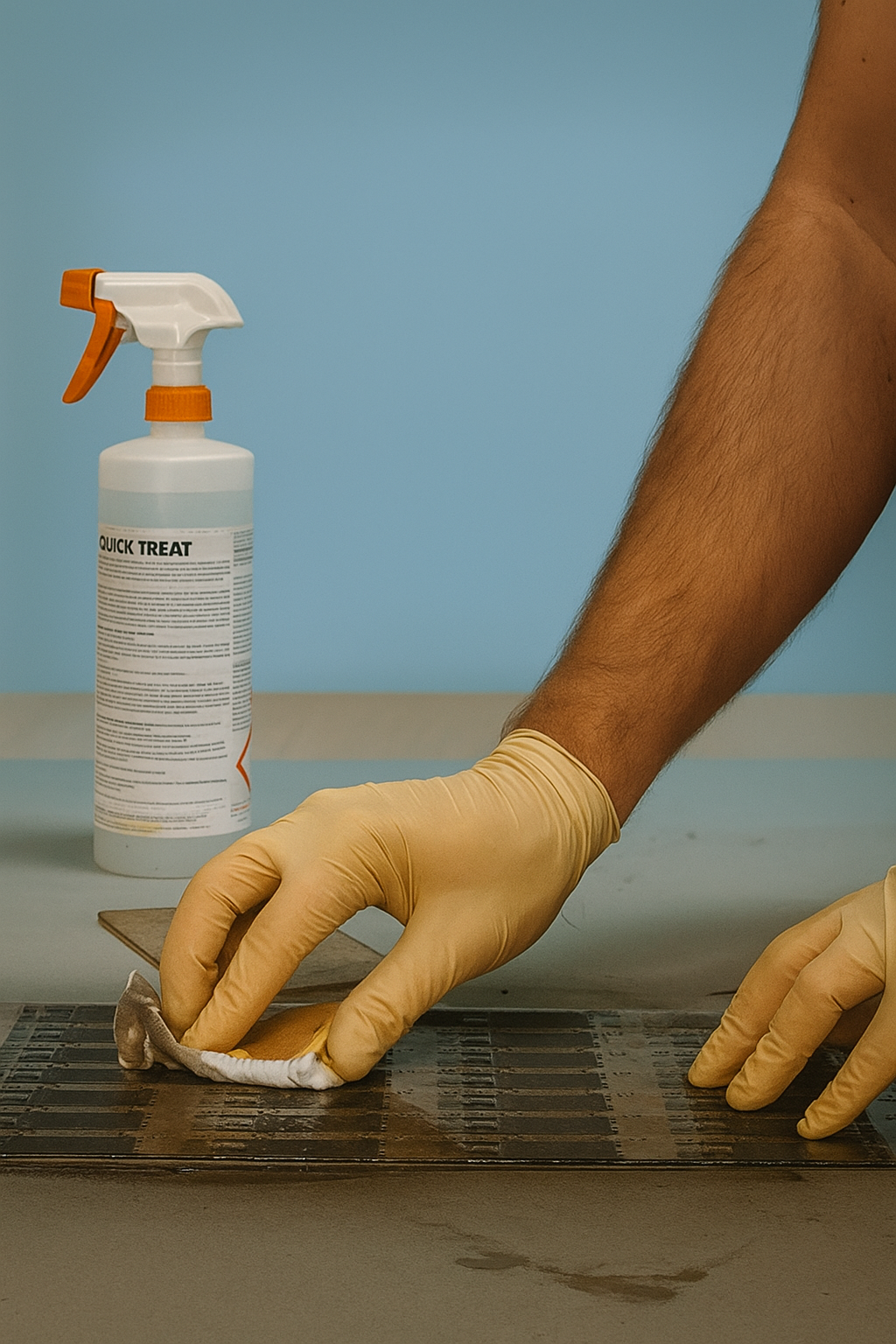 solution de nettoyage